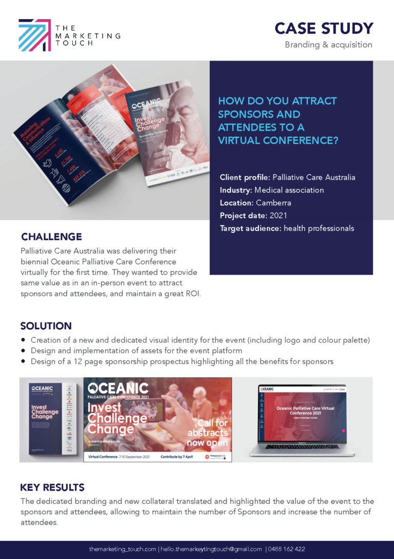 How do you attract sponsors and attendees to a virtual conference?